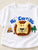 Plum & Pop Kids Boys & Girls Cotton Printed T-Shirt & Shorts Set pack of 2 - Blue & White