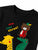 Plum & Pop Kids Boys Cotton Girafffe & Dog Printed T-Shirt & Shorts Set pack of 2 - Black & Grey
