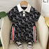 Plum & Pop Kids Boys Cotton King Printed T-Shirt & Shorts Set - Black