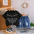 Plum & Pop Kids Boy's Cotton Sword Embellished Print T-Shirt & Shorts Set - Black