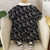 Plum & Pop Kids Boys Cotton King Printed T-Shirt & Shorts Set - Black