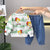 Boy's Cotton Knit Light Winter Teddy Printed Sweatshirt With Denim Jeans Pant Set - White