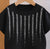 Plum & Pop Kids Boy's Cotton Lines Embellished Print T-Shirt & Shorts Set - Black