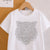 Plum & Pop Kids Boy's Cotton Tiger Embellished Print T-Shirt & Shorts Set - White