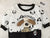Boy's Cotton Fleece Winter Dog Patch Sweatshirt With Joggers Pant Set - White