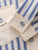Boys Woven Stripes Printed Collared Neck Full Sleeves Shirt and Denim Pant Set - Cream