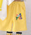 Boy's Cotton Text Printed Tshirt with Shorts in White