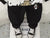 Boy's Cotton Fleece Winter Dog Patch Sweatshirt With Joggers Pant Set - White