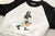 Boy's Cotton Fleece Winter Rabbit Printed Sweatshirt With Joggers Set - Cream