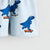 Plum & Pop Kids Boys Cotton Printed T-Shirt & Shorts Set - Dino Skate
