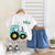 Boys Cotton Half Sleeves Tee & Shorts Set Pack of 2  - Black Super Dino & White Tractor