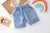 Boy's White Rainbow Print T-Shirt & Shorts Set