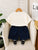 Plum & Pop Kids Boys Cotton Animals & Plants Printed T-Shirt & Shorts Set - Cream