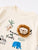 Plum & Pop Kids Boys Cotton Animals & Plants Printed T-Shirt & Shorts Set - Cream