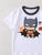 Plum & Pop Kids Boys Cotton Batman Printed T-Shirt & Shorts Set - Yellow