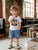 Plum & Pop Kids Boys Cotton Batman Printed T-Shirt & Shorts Set - Yellow