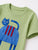 Plum & Pop Kids Girls Cotton Cat Printed T-Shirt & Shorts Set - Green