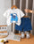 Plum & Pop Kids Girls Cotton Cat Printed T-Shirt & Shorts Set - White