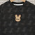 Boy's Cotton Min Print T-Shirt & Shorts Set - Black
