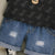 Boy's Cotton Min Print T-Shirt & Shorts Set - Black