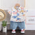 Boy's Dino Printed Shirt With Shorts Set