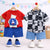 Boys Cotton Half Sleeves Tee & Shorts Set Pack Of 2  - Red & Black