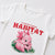 Plum & Pop Kids Girls Pink Bunny Graphic T-Shirt with Distressed Denim Shorts Set