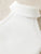 Plum & Pop Kids Girls White Ribbed High-Neck Top with Black Faux Leather Shorts Set