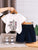 Plum & Pop Kids Girls Cotton Rabbit Printed T-Shirt & Shorts Set - White