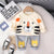 Boy's Light Winter Cream Lion Print Sweatshirt & Pants Set
